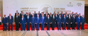 رئيس الوزراء ووزير التعليم العالي يفتتحان جناح جامعة بنها بمعرض المنتدى العالمى الأول للتعليم العالى والبحث العلمى