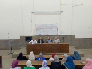 الاجتماع التحضيري للاختبارات القدرات للسادة اداريبن كلية علوم  الرياضة جامعة بنها