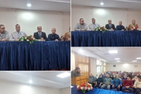 اول اجتماع  للسيد الأستاذ الدكتور تامر جمال عرفه القائم بعمل عميد كلية علوم الرياضة جامعة بنها مع الجهاز الادارى بالكلية