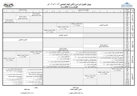 جدول الفرقة الثالثة للفصل الدراسي الثانى للعام الجامعى 2023/2024م