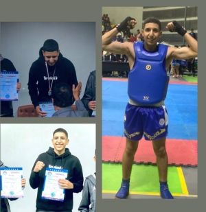 حصول الطالب بسام ابراهيم علي عبد المؤمن، الفرقة الاولى كلية علوم الرياضة  على المركز الأول