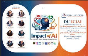 جامعة الدلتا للعلوم والتكنولوجيا تُطلق مؤتمرها الدولي الأول حول “آثار الذكاء الاصطناعي على المجتمع”