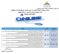 محاضرات الفرقة الثانية بنات ليوم الخميس ٢٦ / ٣/ ٢٠٢٦م لمقرر مسابقات الميدان والمضمار