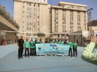 فوزكليه علوم الرياضة جامعة بنها بالمركز الأول على مستوى الجامعه فى الدورة التنشيطيه للكرة الطائرة طالبات