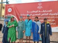 رئيس جامعة بنها يهنىء الطالب أحمد صابر لحصوله على المركز الأول لبطولة الجمهورية للسباحة ٢٠٠ متر حرة